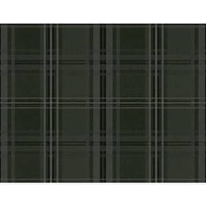Evergreen Classic Plaid Vinyl Peel and Stick Wallpaper Roll (Covers 40.5 sq. ft.)