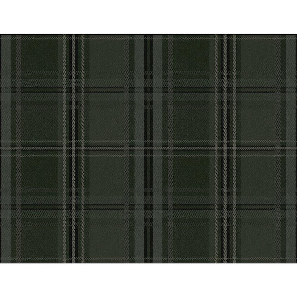 NextWall Evergreen Classic Plaid Vinyl Peel and Stick Wallpaper Roll  (Covers 40.5 sq. ft.) NW55104 - The Home Depot