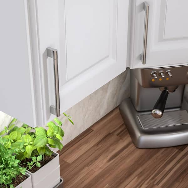 Avellino Collection 7-9/16 in. (192 mm) Modern Brushed Nickel Cabinet Bar Pull