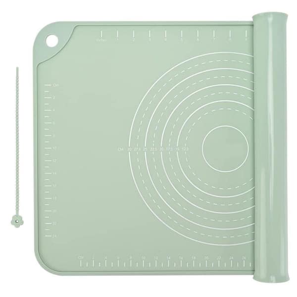 Silicone Extra Thick Nonstick Baking Mat Food Grade Silicone Pastry Mat with Raised Edge for Dough Rolling