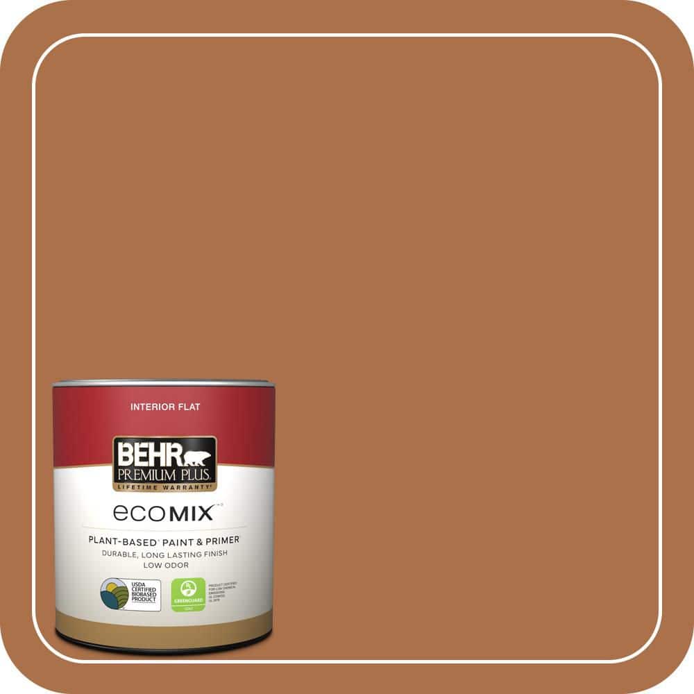 1 qt. #260D-7 Copper Mountain Flat EcoMix Plant-Based Interior Paint & Primer price history on PriceWatchPro