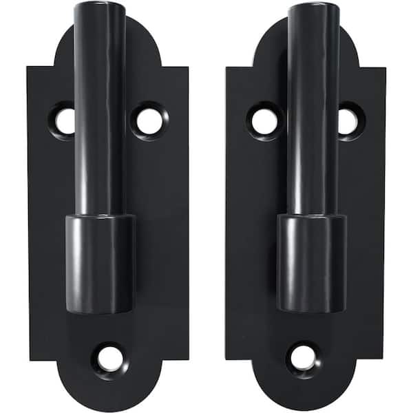 SteelTek Pintel on Plate with-1/2-in Offset (Sold as Pair), 304 Stainless Steel, Powder Coated Black