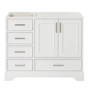 Stafford 42.75 in. W x 21.5 in. D x 34.5 in. H Bath Vanity Cabinet without Top in White
