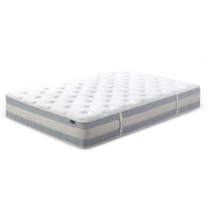 Cooling King Firm Quilted Pocket Spring Hybrid 12 in. Bed-in-a-Box Mattress