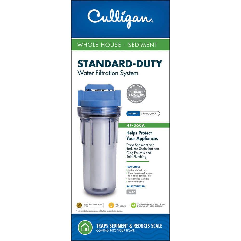 Culligan Clear Whole House Sediment Water Filter System