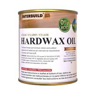 INTERBUILD REAL WOOD worktop Oil 0% VOC 250ml Dark Walnut Hardwax