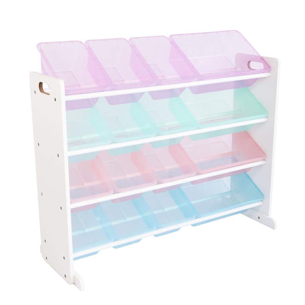 Unicorn Supersized Toy Storage Organizer with 16 Plastic Storage Bins price history on PriceWatchPro