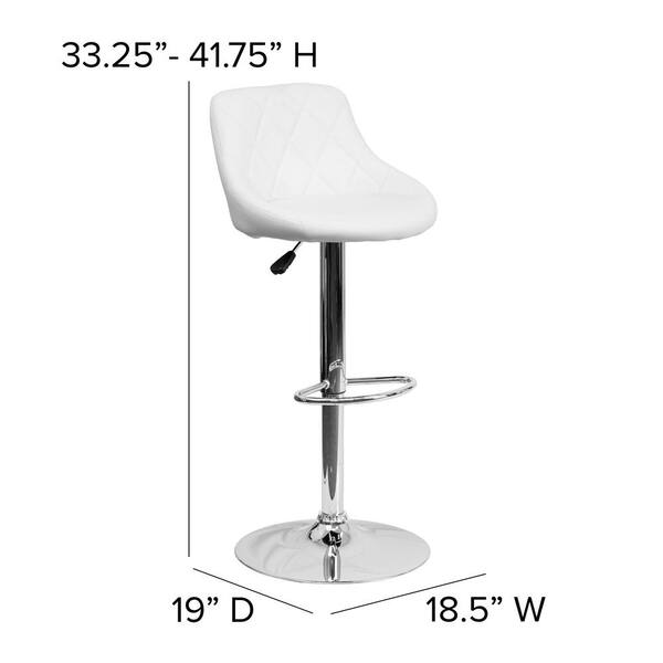 Flash furniture metal barstool with swivel bucket seat discount