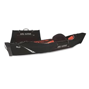 Oru Kayak Foldable Kayak Inlet : Stable, Durable, Lightweight - Lake and River Kayaks - Beginner, Intermediate (Black)