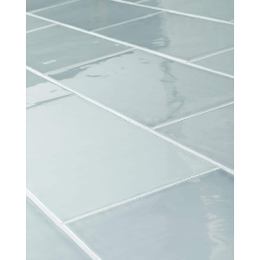 Thames 10" Light Gray Ceramic Quarter Round Tile Trim