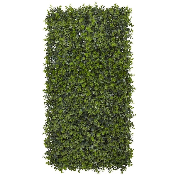 Nearly Natural Indoor 12in. Artificial x 12in. Artificial Eucalyptus Mat (Set of 8)