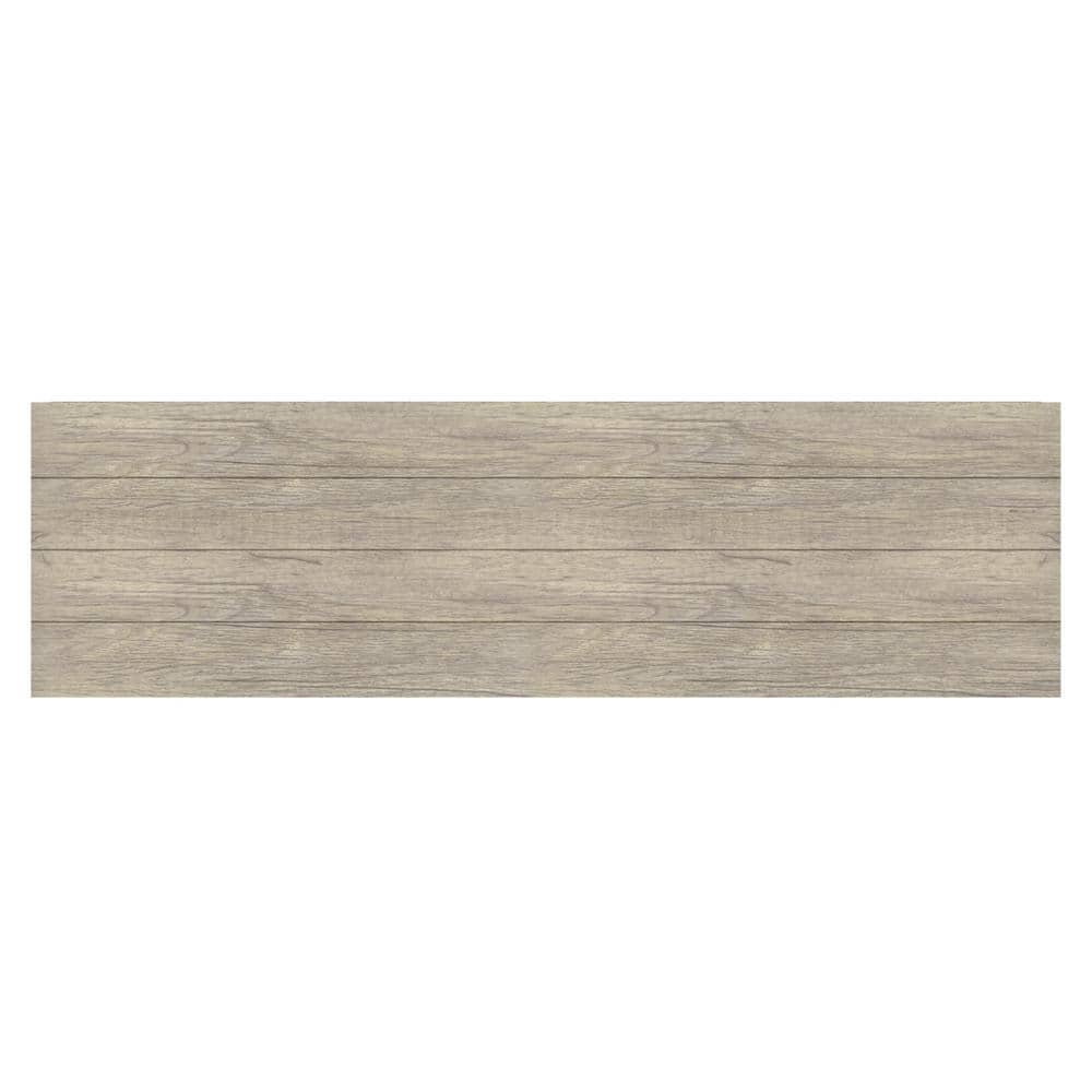Ashland Pine TV Stand with Electric Fireplace and Cabinets