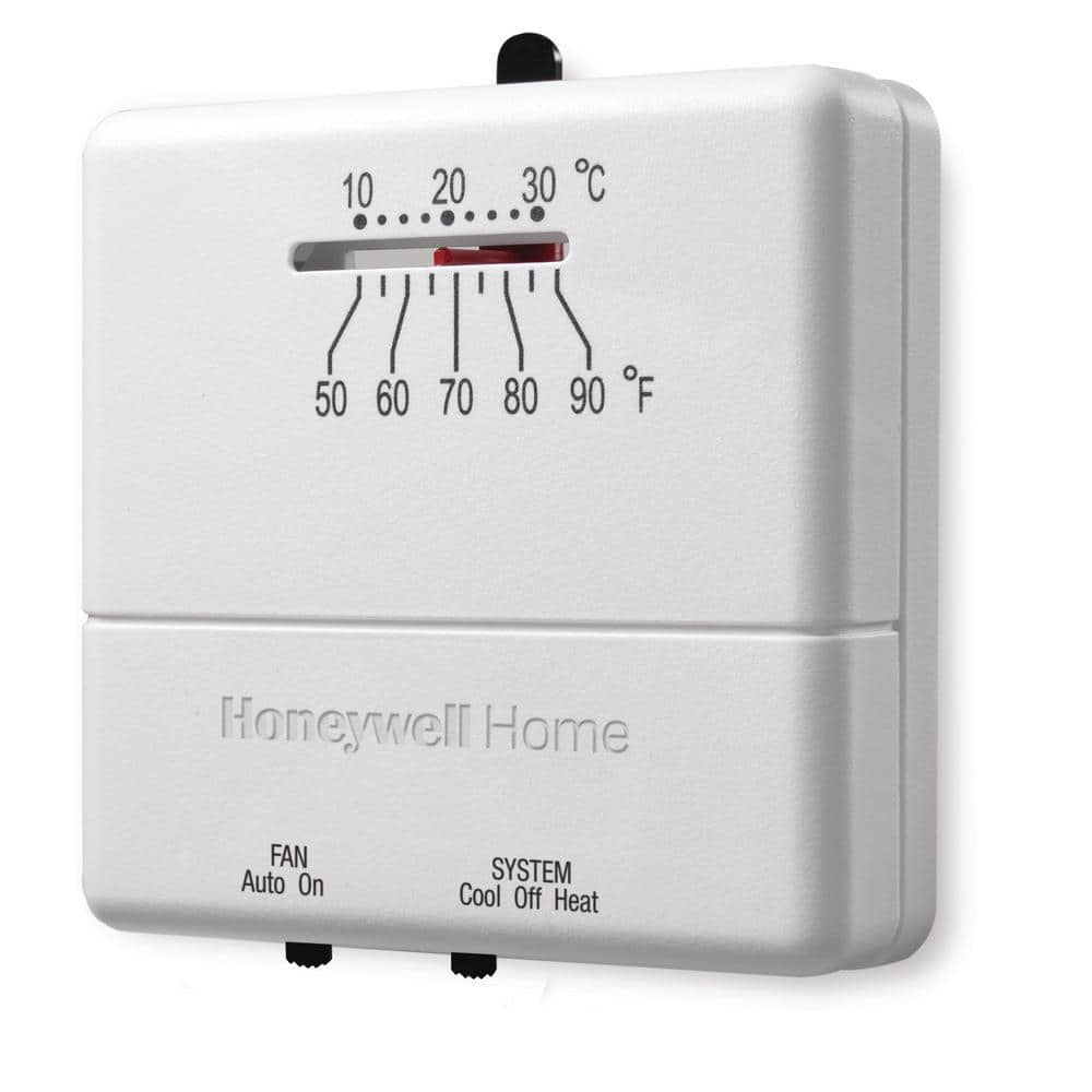 Honeywell Home Non Programmable Thermostat for Heat and Cool Systems  White  New