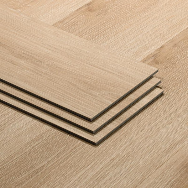 GlueCore Pro Perla 28 MIL x 7 in. W x 48 in. L Waterproof Glue Down Luxury Vinyl Plank Flooring (23.5 sqft/case)