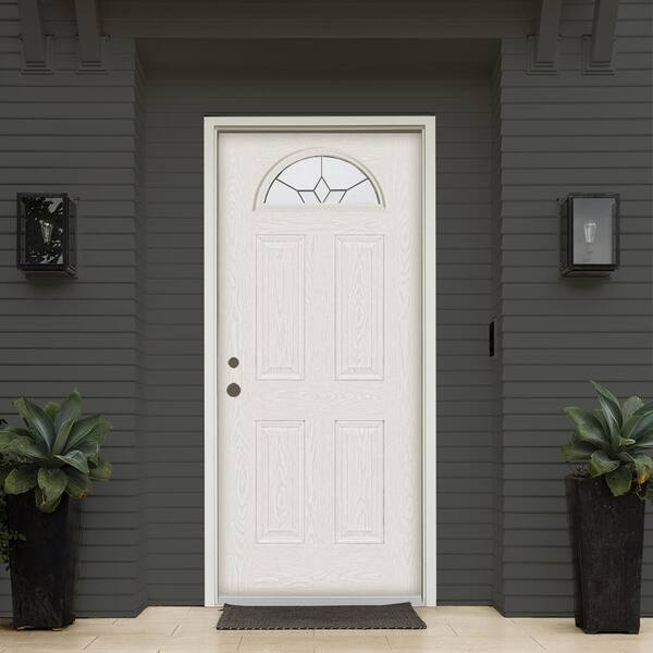 Stanley Doors 36 In X 80 In Geometric Right Hand Half Moon Lite Patina Finished Fiberglass Oak Woodgrain Prehung Front Door Fwo1102f F36rp The Home Depot Stanley Doors 36 In X 80 In Geometric Right Hand Half Moon Lite Patina Finished Fiberglass Oak Woodgrain Prehung Front Door Fwo1102f F36rp The Home Depot