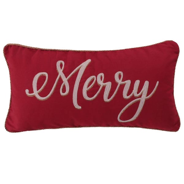 white christmas dresses Night Before Christmas Hand-Embroidered Pillow