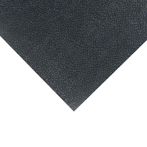 Tuff-n-Lastic Runner Mat 1/8 in. T x 4 ft. W x 10 ft. L Black Rubber Flooring (40 sq. ft.)