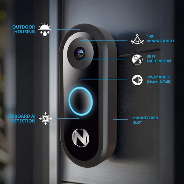 Wi Fi Night Owl Doorbell Setup Night Owl 1080p Wired Video