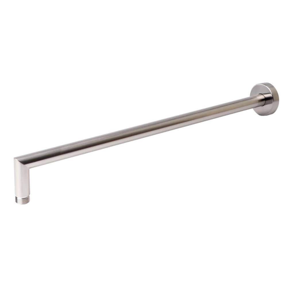 ALFI BRAND 20 in. Wall Mount Shower Arm in Brushed Nickel ABSA20R-BN ...