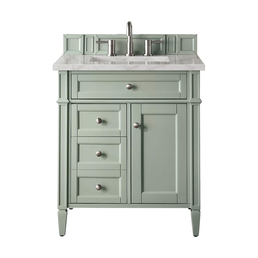 Sage Green Plywood Single Freestanding Bathroom Vanity