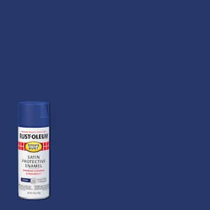 12 oz. Protective Enamel Satin Sapphire Spray Paint (6-Pack)