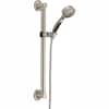 Delta Faucet 9-Spray ADA-Complant Slde Bar Hand Held Shower Wth Hose