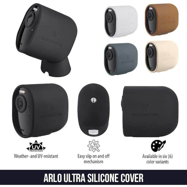 lancering Monopol Lederen Wasserstein Arlo Ultra/Ultra 2 and Pro 3/Pro 4 Protective Silicone Skins -  Accessorize and Protect Your Arlo Camera (3-Pack, Beige) 4897080229447 -  The Home Depot