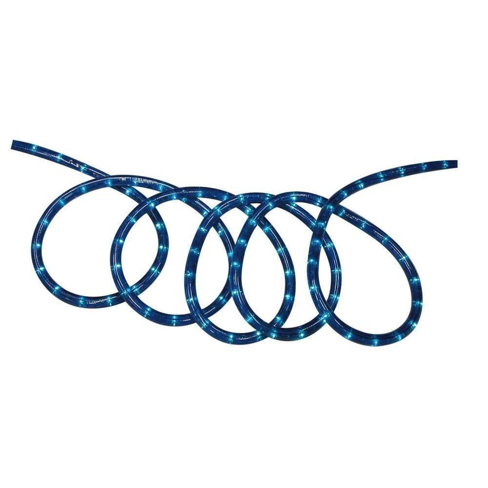 18 ft. Blue Incandescent Rope Light Kit