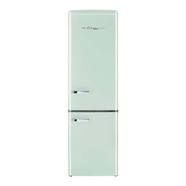 Unique Appliances Classic Retro 21.6 in. 8.7 cu. ft. Retro Bottom Freezer Refrigerator in Summer Mint Green, ENERGY STAR