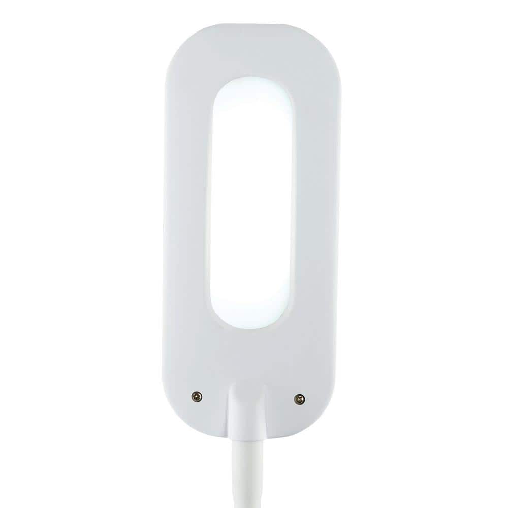 Adjustable Soft Touch White LED Desk Lamp 8"x12"