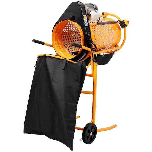 360W Foldable Electric Rotary Soil Sieve Machine, 110-Volt/60 Hz