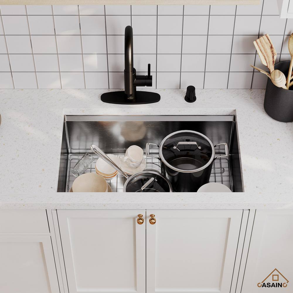 32'' Stainless Steel Single Bowl Farmhouse Kitchen Sink