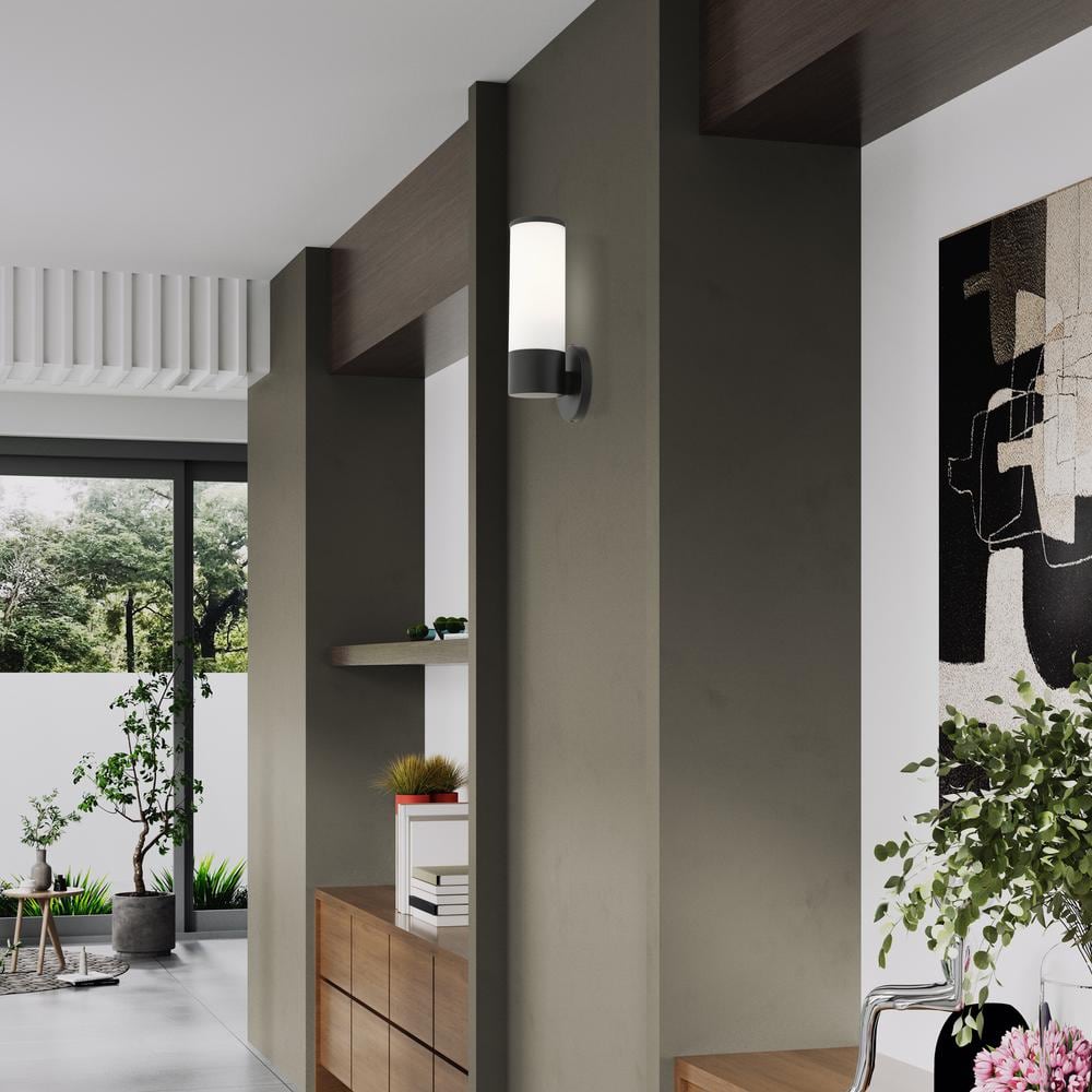Lindale Black Steel Wall Mount Sconce Light