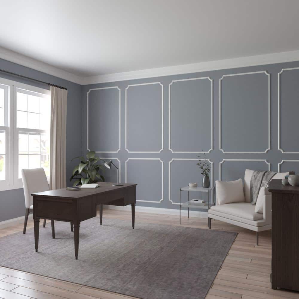 Primed White Polyurethane Panel Moulding for Walls