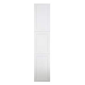 15.5 in. W x 81 in. H x 3.5 in. D Linwood Bead Panel White Recessed Wood Medicine Cabinet without Mirror