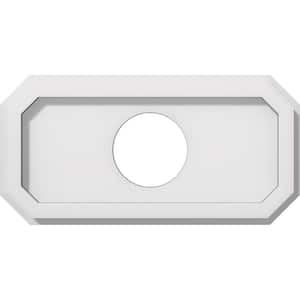 1 in. P X 12 in. W X 6 in. H X 3 in. ID Emerald Architectural Grade PVC Contemporary Ceiling Medallion