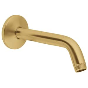 Relexa 6.25 in. Tubular Shower Arm, Brushed Cool Sunrise