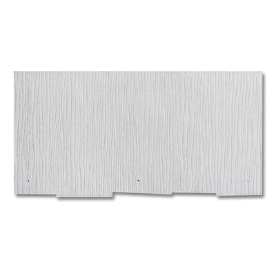 WeatherSide Purity Thatched 12 in. x 24 in. Fiber-Cement Siding Shingle (19-Bundle)