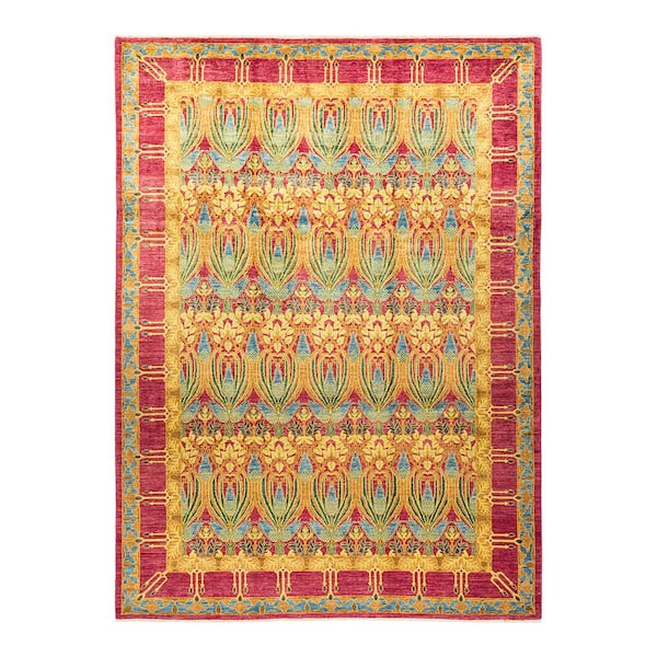 Crafts Raspberry 8 Ft 10 X 12, Arts And Crafts Rug