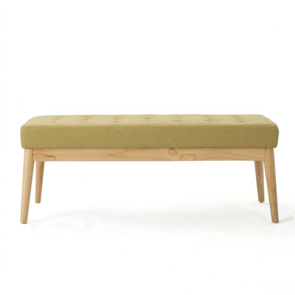 Saxon Bright Green Bedroom Bench (17 in. x 43 in. x 15.75 in.)