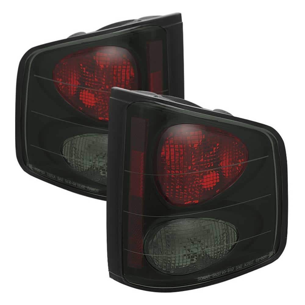 Chevy S10 94-04 / GMC Sonoma 94-04 / Isuzu Hombre 96-00 Euro Style Tail Lights - Black Smoke price history on PriceWatchPro