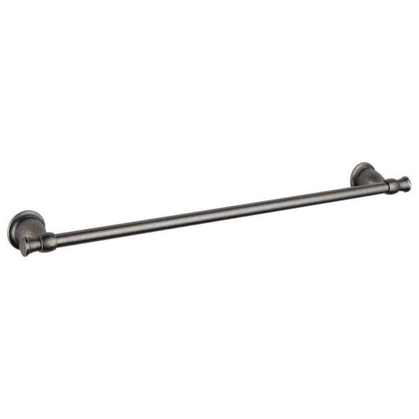 Delta Lockwood 24 in. Towel Bar in Aged Pewter-DISCONTINUED