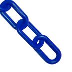2 in. (#8 in. to 51 mm) x 25 ft. Traffic Blue Plastic Chain