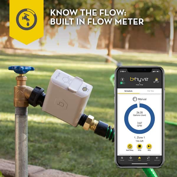 B-Hyve Gen 2 Smart Hose Faucet Irrigation Controller/Wi-Fi Hub