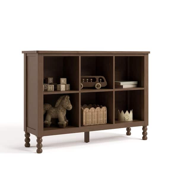 Storkcraft Rio 46.06 in. Wide Hazelnut 6-Shelves Transitional