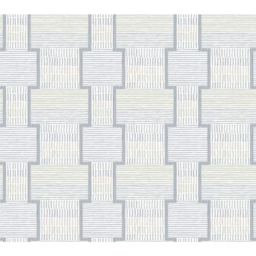 La Broderie Sky Blue Wallpaper