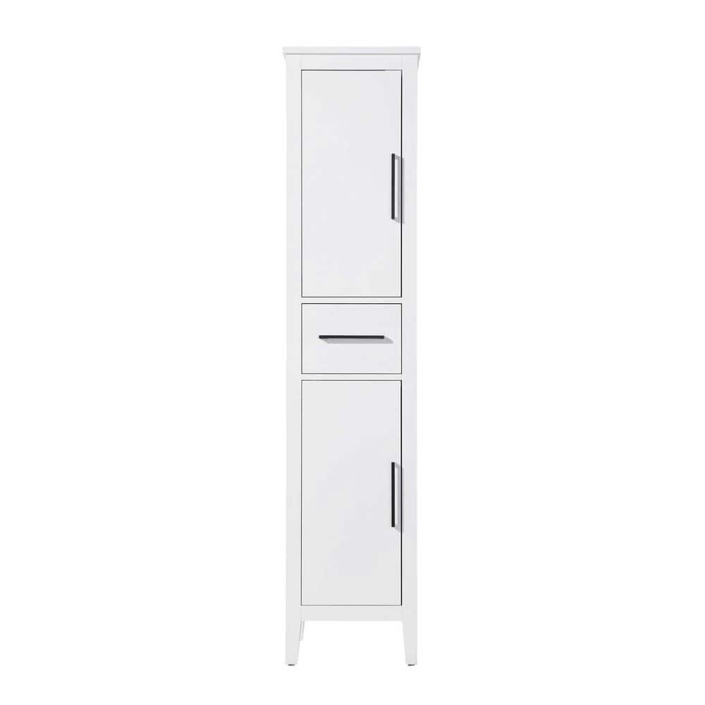 16 in. W x 18 in. D x 72 in. H White Freestanding Linen Cabinet price history on PriceWatchPro