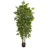 Nearly Natural Indoor 76 in. River Birch Artificial Tree 9170 - The ...