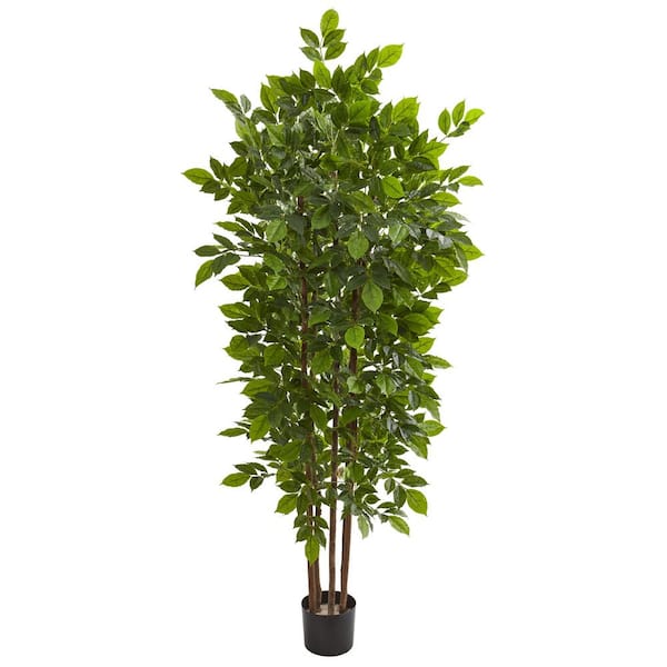 Nearly Natural Indoor 76 in. River Birch Artificial Tree 9170 - The ...