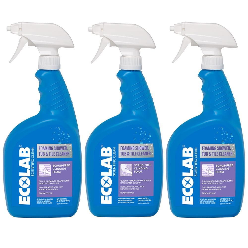 ECOS Bathroom Cleaner - Shower, Tile & Bathtub - All Purpose Cleaning Spray  & Shower Cleaner - No Scrub or Rinse Needed for Soap Scum Remover- Natural